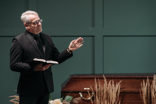 Preacher preaching